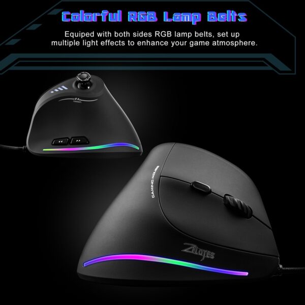 068f1c8296e89888299930368c5ff94df1d19519-1 Programmable Ergonomic RGB Game Master Mouse