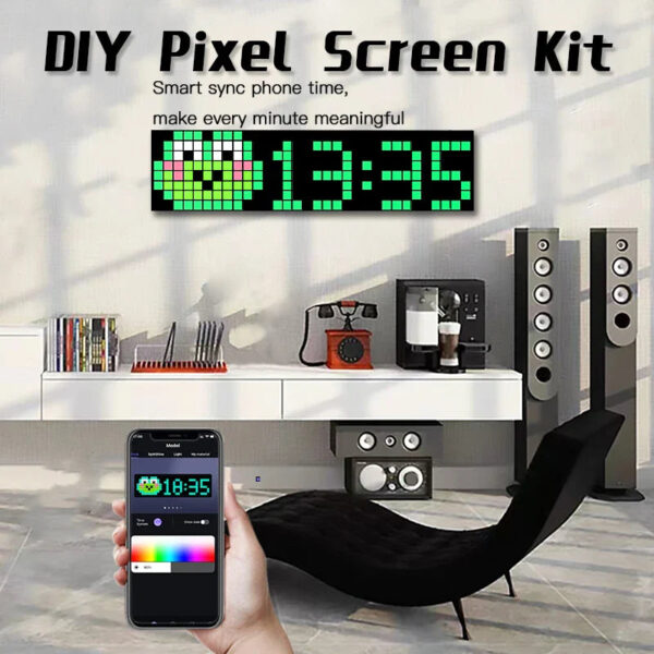 1fd742395af0d4a97ddc64ffa7f0dd389725011e Pixel Art LED Home Decor Smart Display