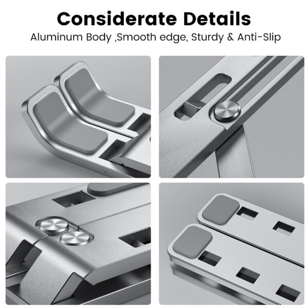 792336cba7e5d59fe0545422f75be703af6e4b3d-1 Work Station Aluminum Notebook Holder Stand