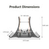 Vertical Gravity Non-slip Laptop Stand